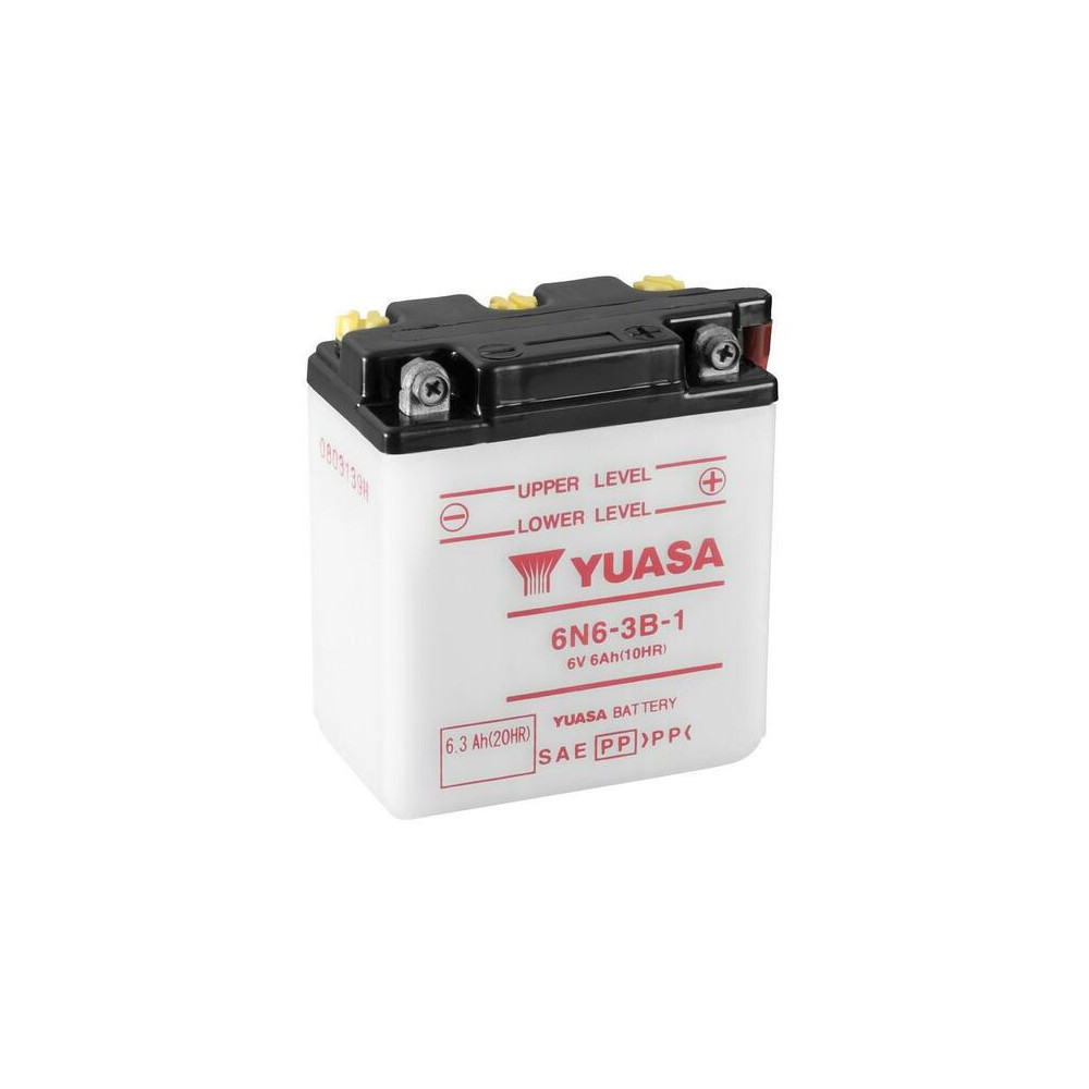 Batterie YUASA conventionnelle sans pack acide - 6N6-3B-1