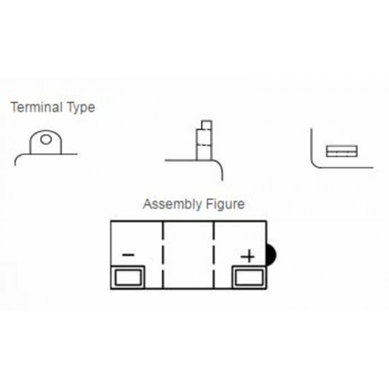 Batterie YUASA conventionnelle sans pack acide - 6N6-3B-1