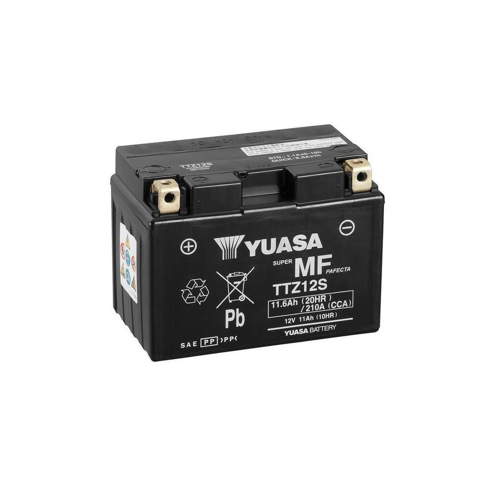 Batterie YUASA Sans entretien avec pack acide - TTZ12S