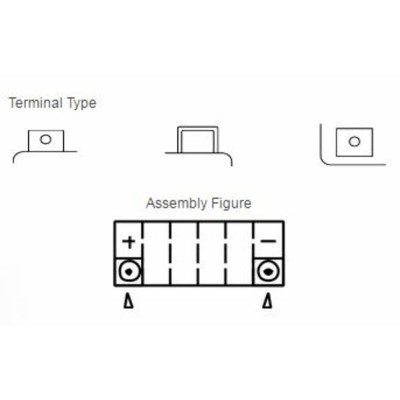 Batterie YUASA Sans entretien avec pack acide - TTZ12S