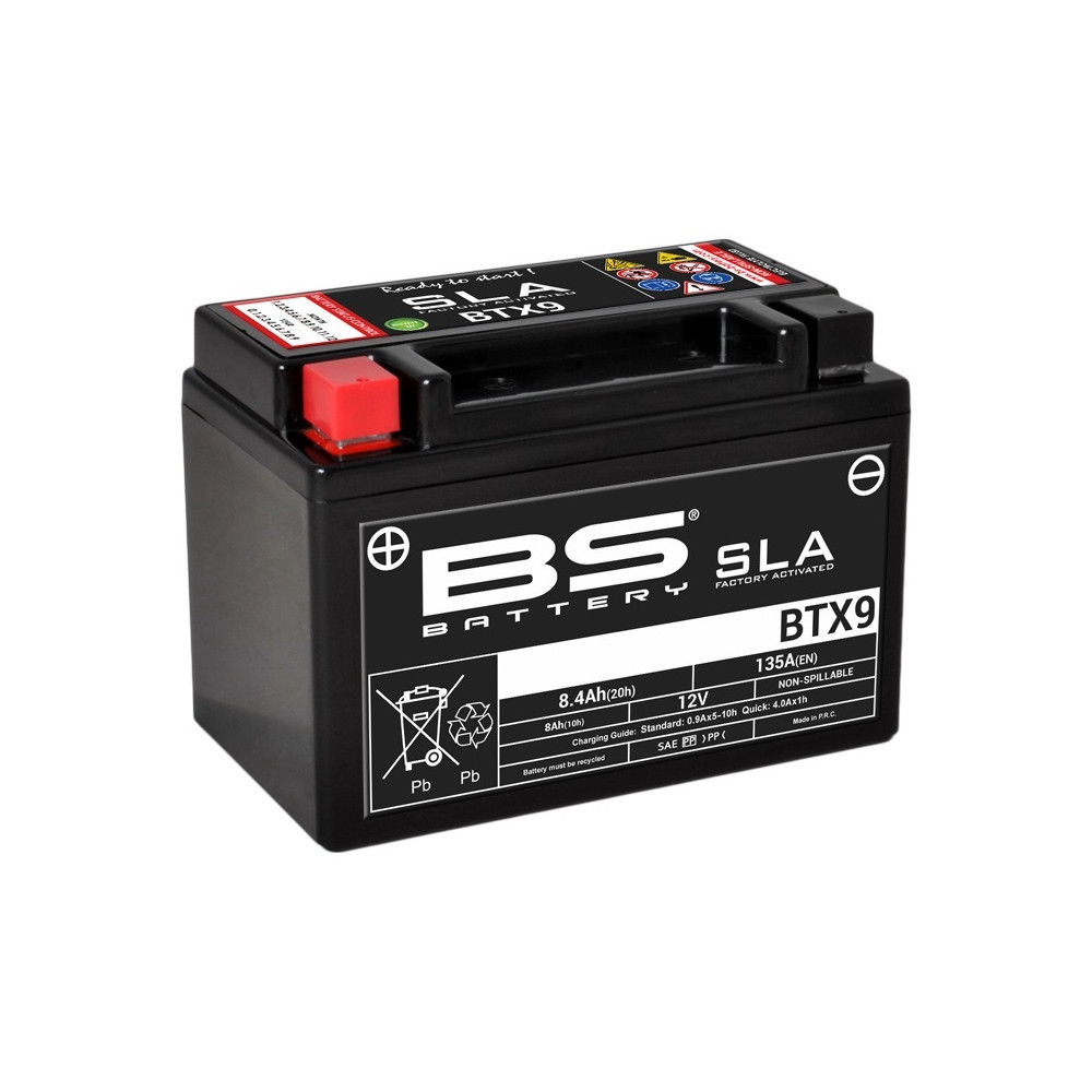 Batterie BS BATTERY SLA sans entretien activé usine - BTX9