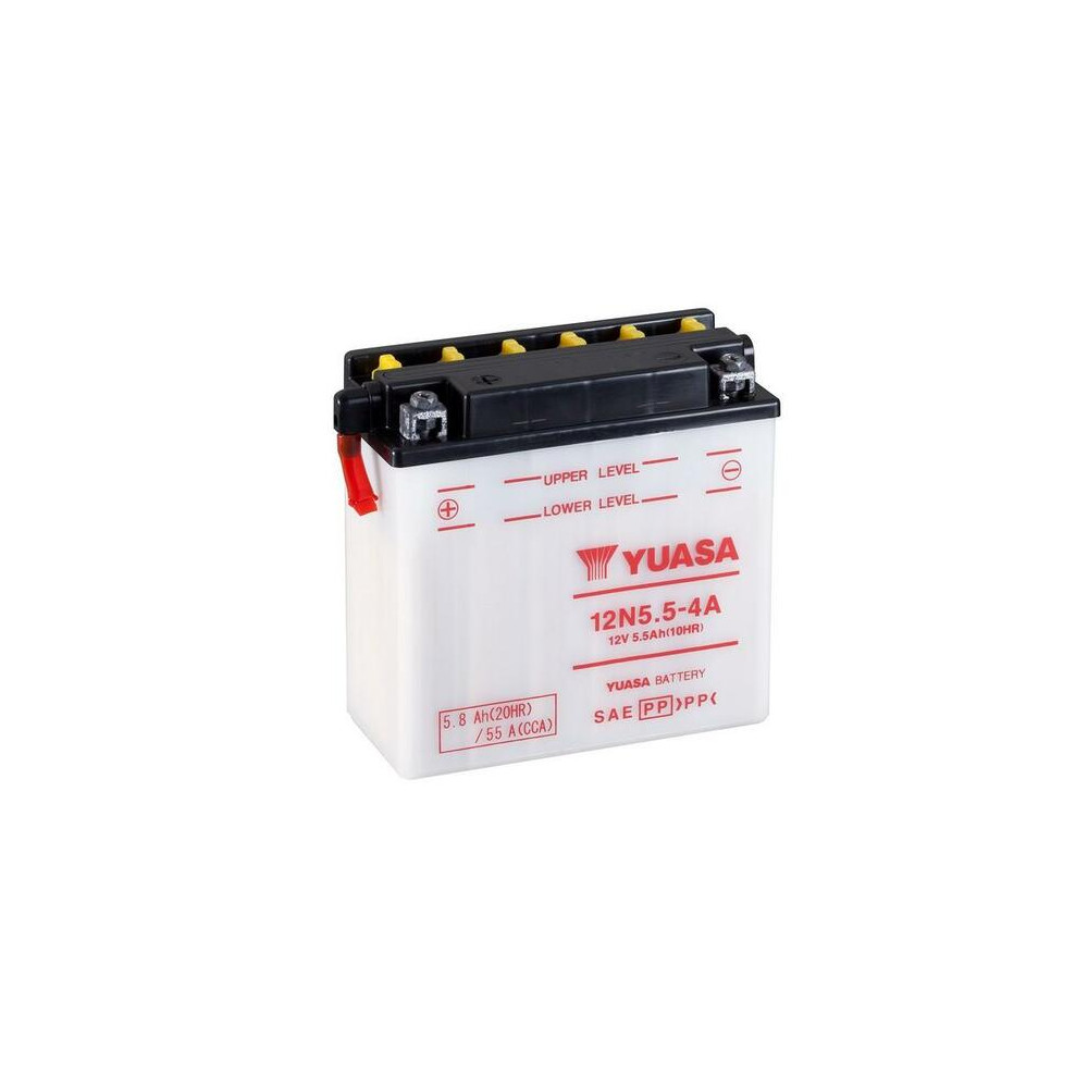 Batterie YUASA conventionnelle sans pack acide - 12N5.5-4A