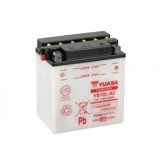 Batterie YUASA conventionnelle sans pack acide - YB10L-A2