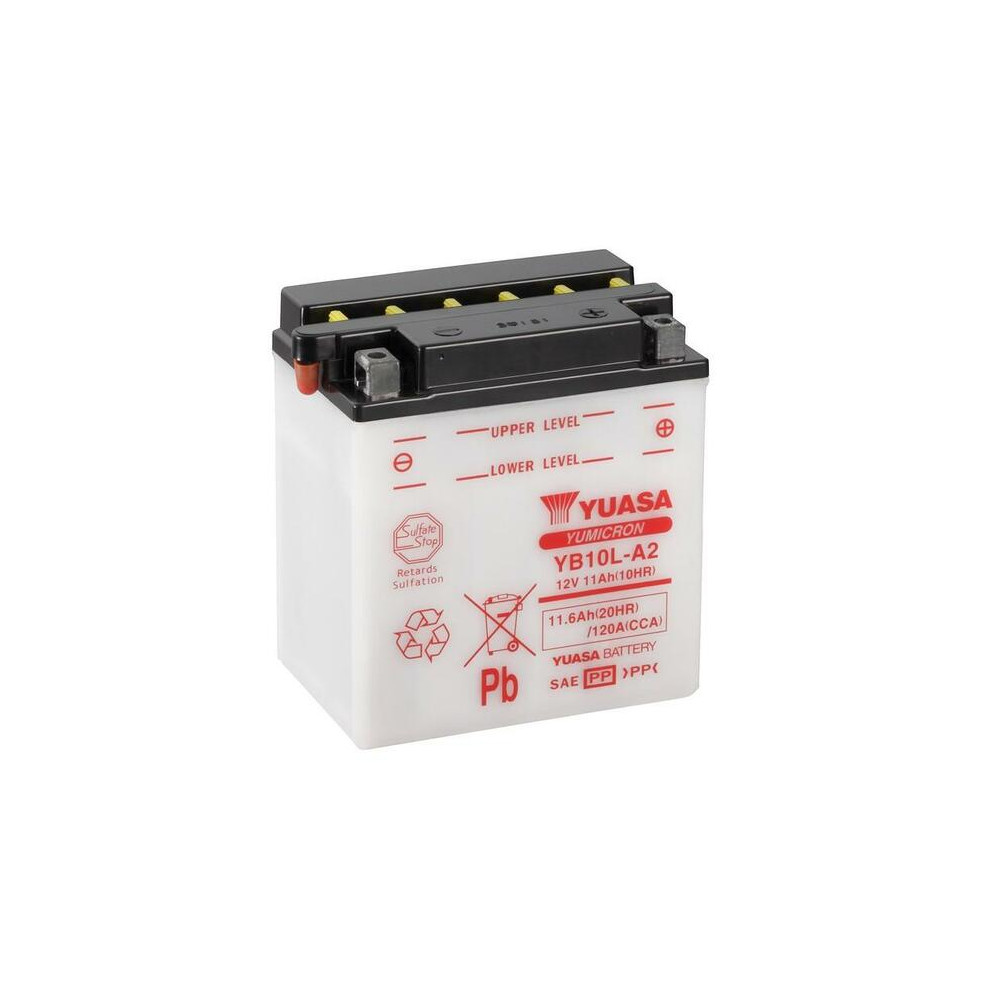 Batterie YUASA conventionnelle sans pack acide - YB10L-A2