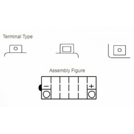 Batterie YUASA conventionnelle sans pack acide - Y50-N18L-A3