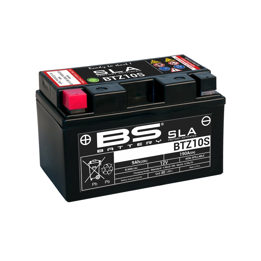 Batterie BS BATTERY SLA sans entretien activé usine - BTZ10S