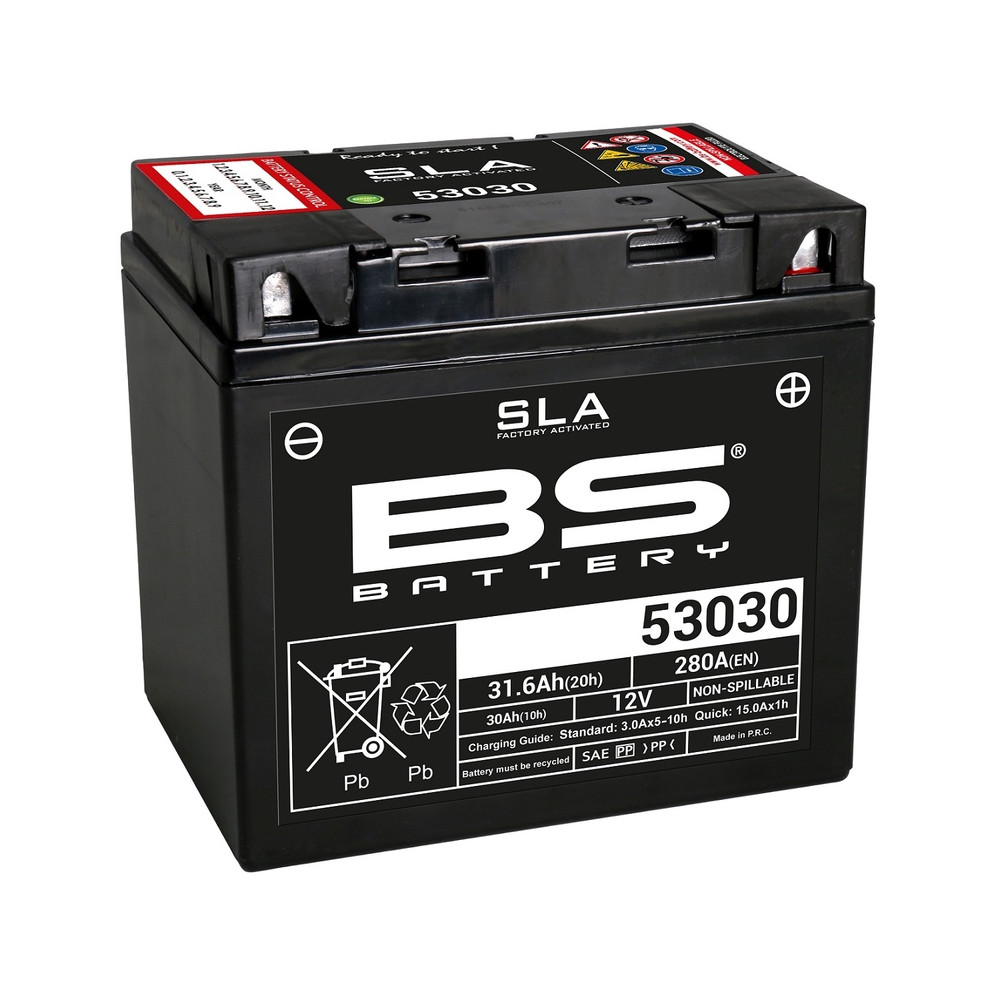 Batterie BS BATTERY SLA sans entretien activé usine - 53030