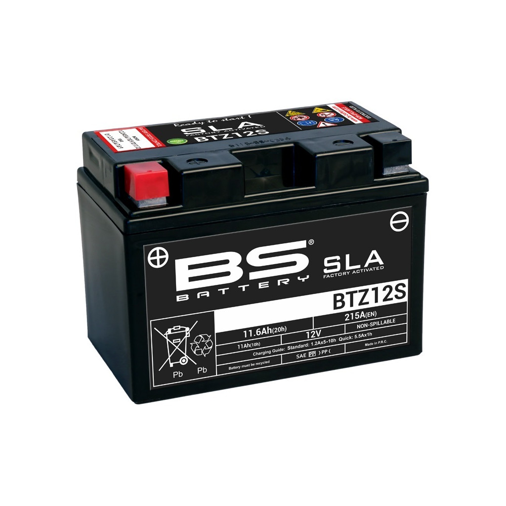 Batterie BS BATTERY SLA sans entretien activé usine - BTZ12S