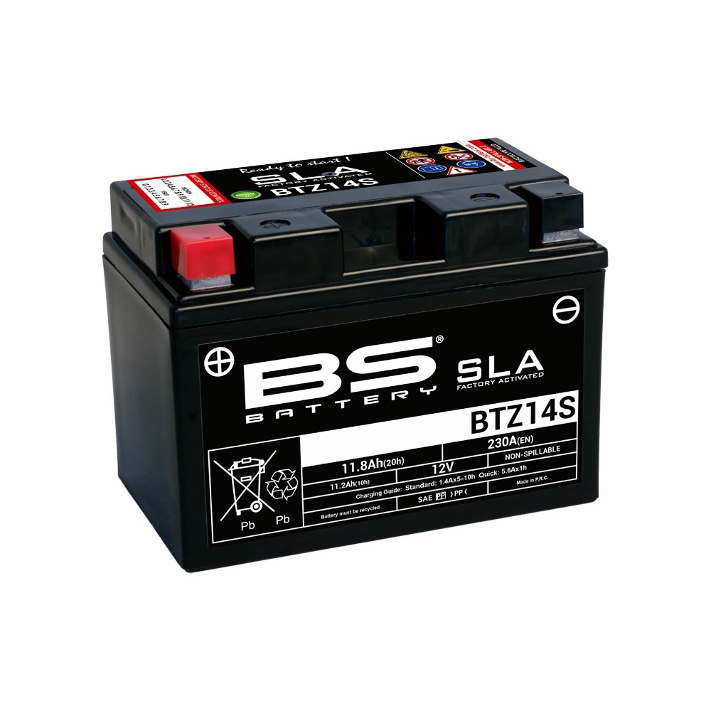 Batterie BS BATTERY SLA sans entretien activé usine - BTZ14S