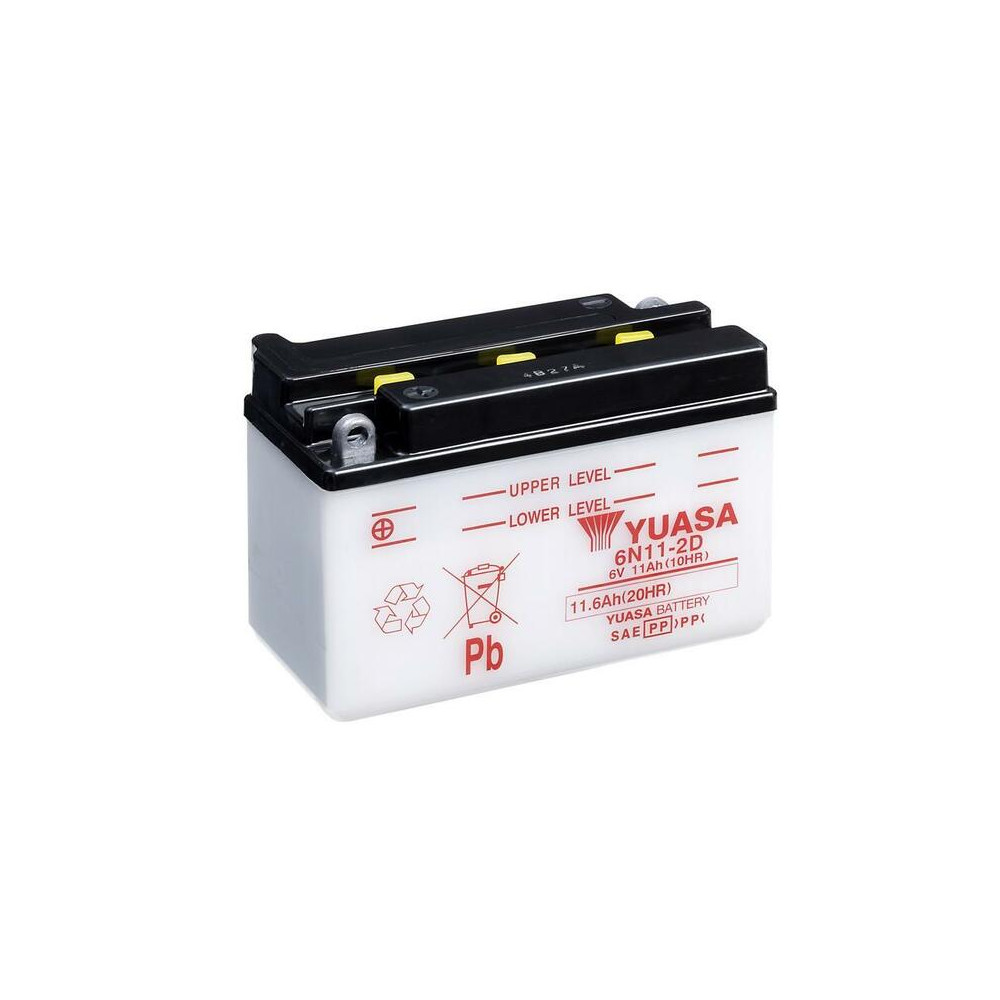 Batterie YUASA conventionnelle sans pack acide - 6N11-2D