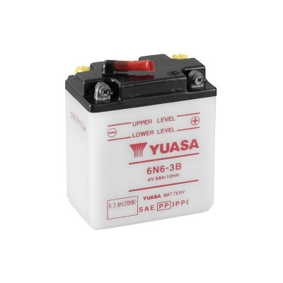 Batterie YUASA conventionnelle sans pack acide - 6N6-3B