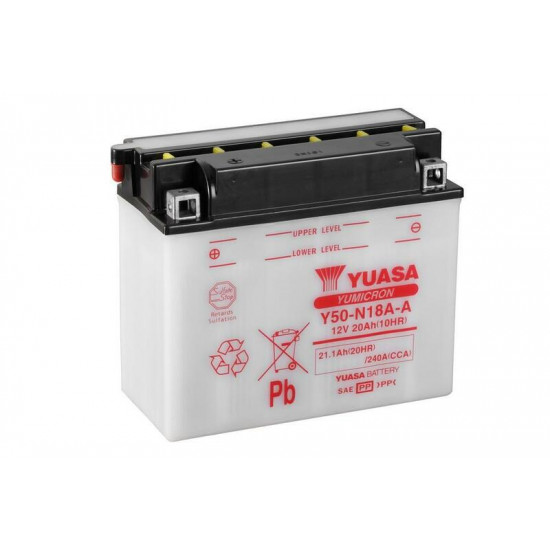 Batterie YUASA conventionnelle sans pack acide - Y50-N18A-A