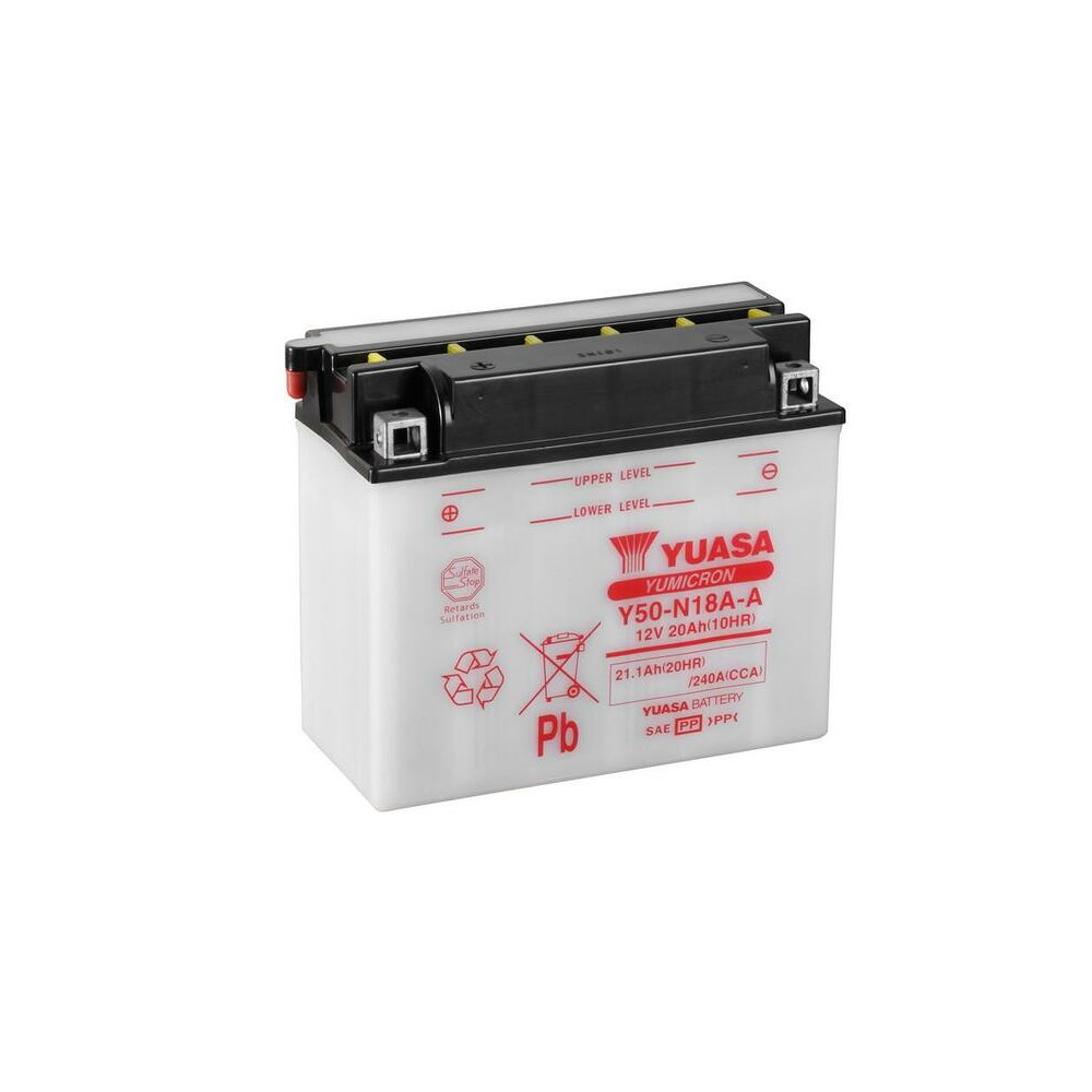 Batterie YUASA conventionnelle sans pack acide - Y50-N18A-A