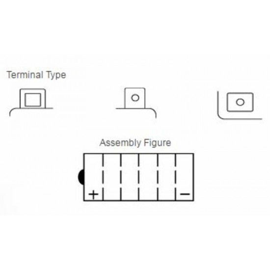 Batterie YUASA conventionnelle sans pack acide - Y50-N18A-A