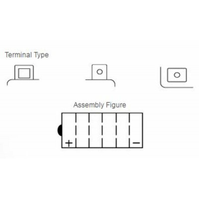 Batterie YUASA conventionnelle sans pack acide - Y50-N18A-A