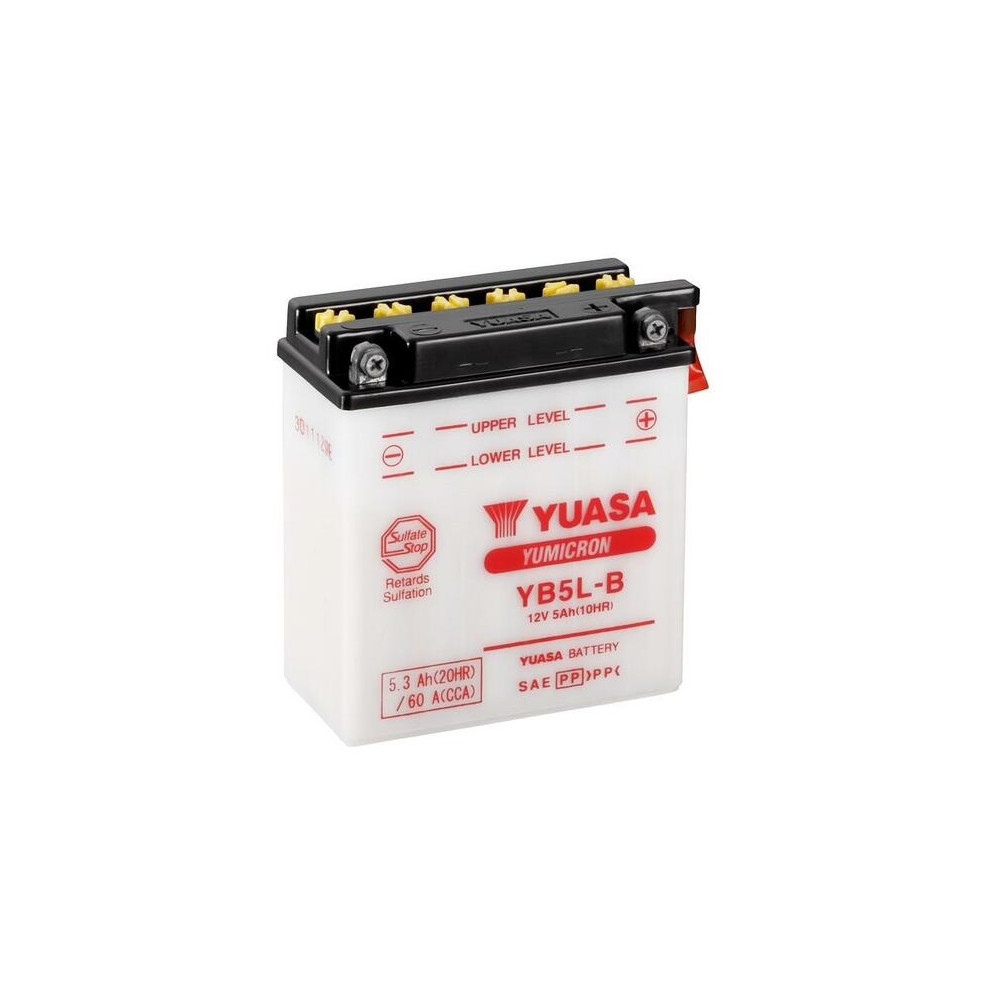 Batterie YUASA conventionnelle avec pack acide - YB5L-B