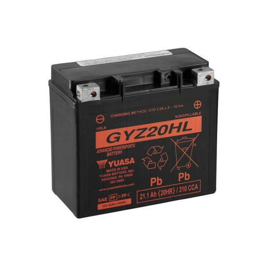 Batterie YUASA Sans entretien avec pack acide - GYZ20HL