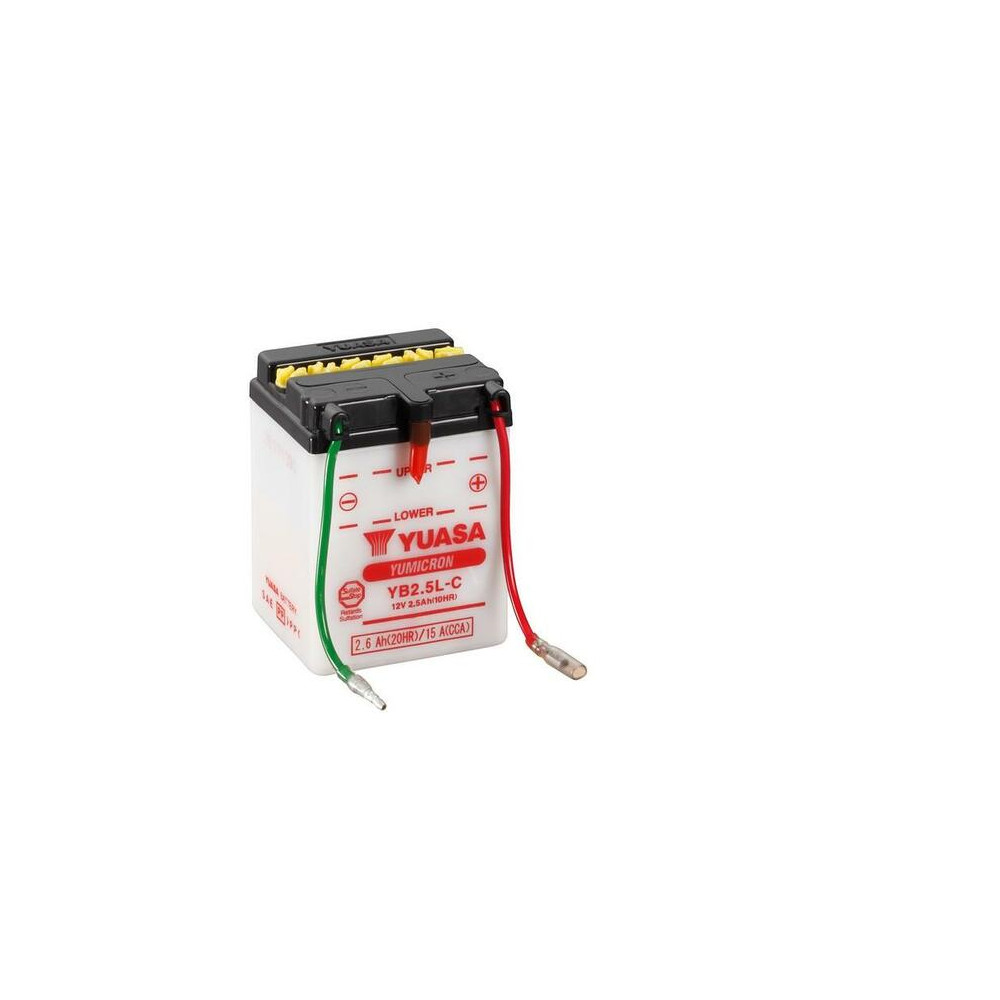 Batterie YUASA conventionnelle sans pack acide - YB2.5L-C