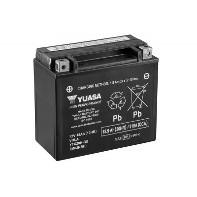 Batterie YUASA Sans entretien avec pack acide - YTX20H-BS