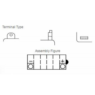 Batterie YUASA conventionnelle sans pack acide - YB10L-B