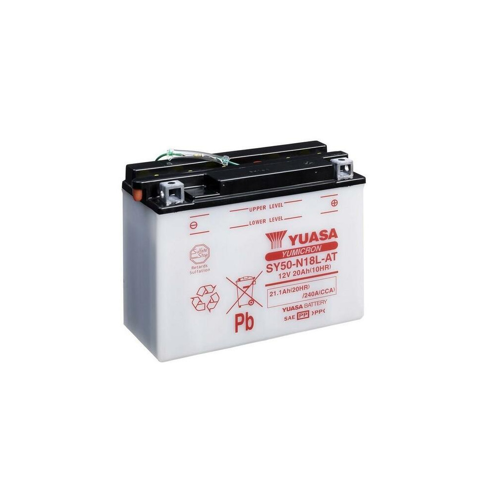 Batterie YUASA conventionnelle sans pack acide - SY50-N18L-AT