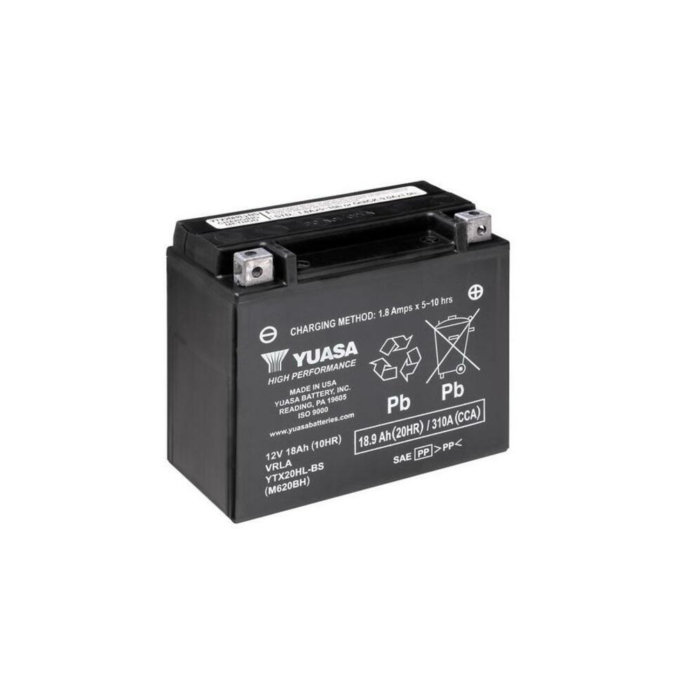 Batterie YUASA Sans entretien avec pack acide - YTX20HL-BS