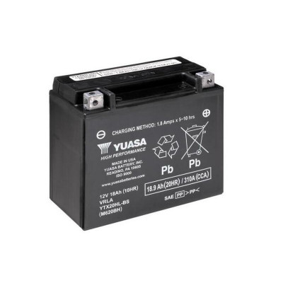 Batterie YUASA Sans entretien avec pack acide - YTX20HL-BS