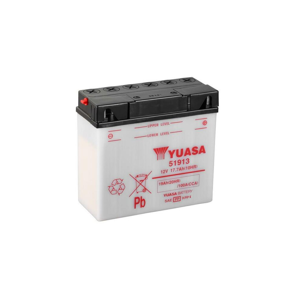 Batterie YUASA conventionnelle sans pack acide - 51913