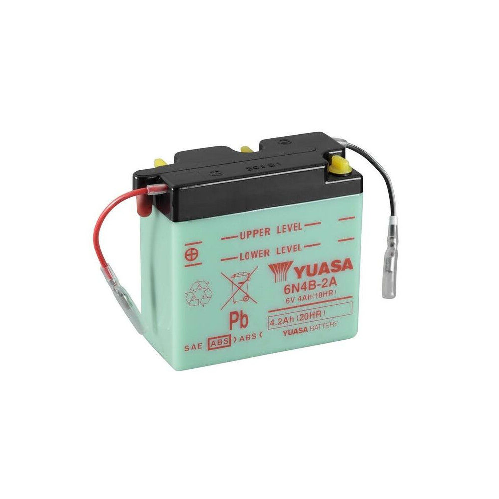 Batterie YUASA conventionnelle sans pack acide - 6N4B-2A