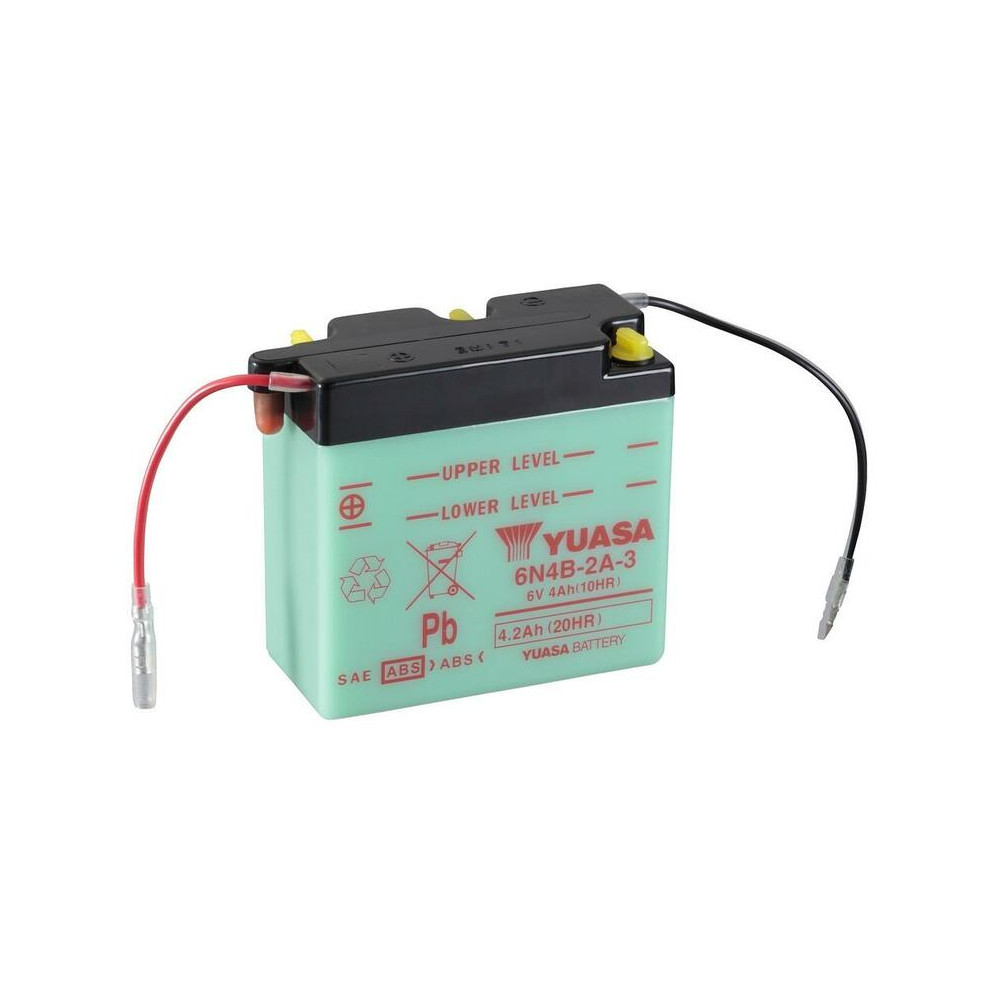 Batterie YUASA conventionnelle sans pack acide - 6N4B-2A-3