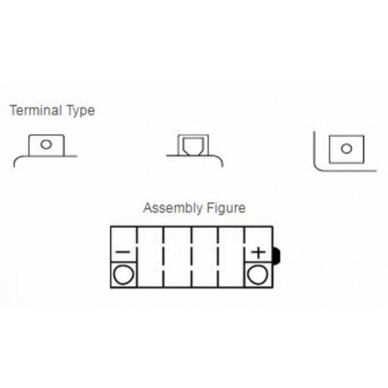 Batterie YUASA conventionnelle sans pack acide - YB4L-B