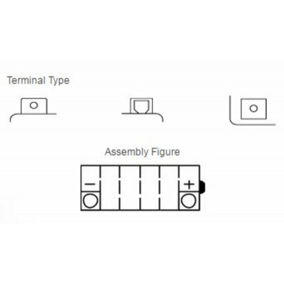 Batterie YUASA conventionnelle sans pack acide - YB4L-B