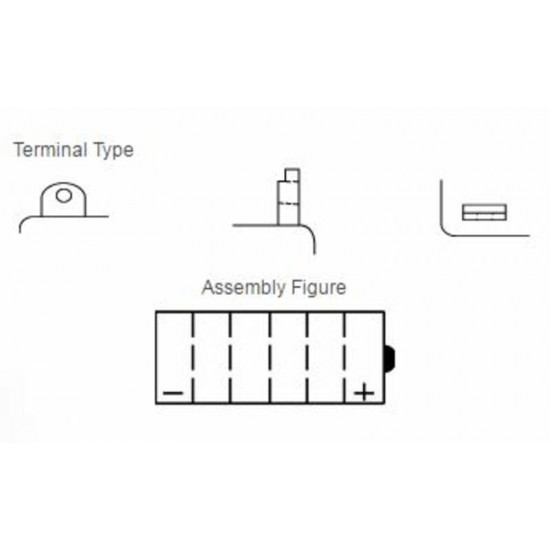 Batterie YUASA conventionnelle sans pack acide - YB7L-B