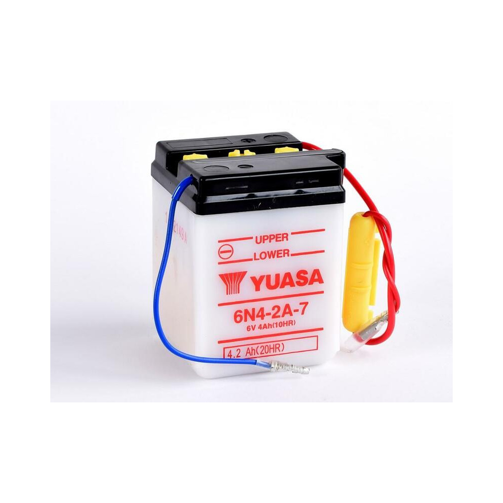 Batterie YUASA conventionnelle sans pack acide - 6N4-2A-7