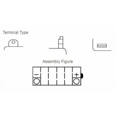 Batterie YUASA conventionnelle sans pack acide - YB5L-B