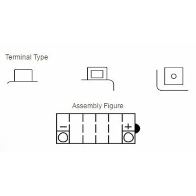 Batterie YUASA conventionnelle sans pack acide - YB10L-B2