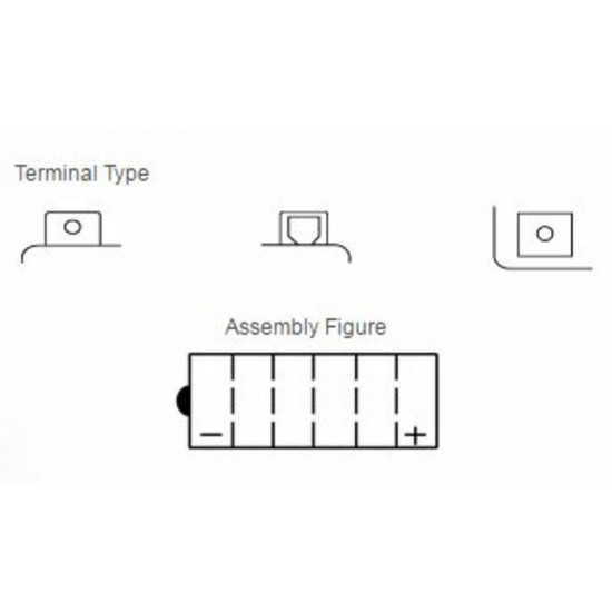 Batterie YUASA conventionnelle sans pack acide - YB4L-A