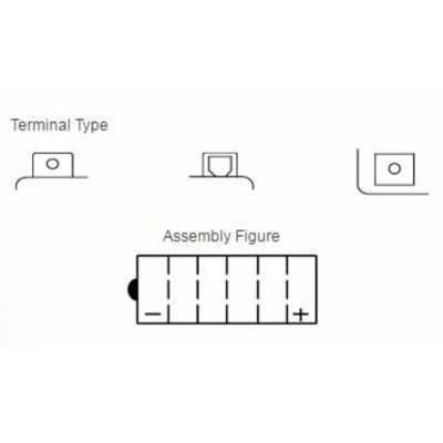 Batterie YUASA conventionnelle sans pack acide - YB4L-A