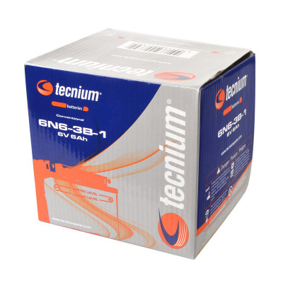 Batterie TECNIUM conventionnelle avec pack acide - 6N6-3B-1