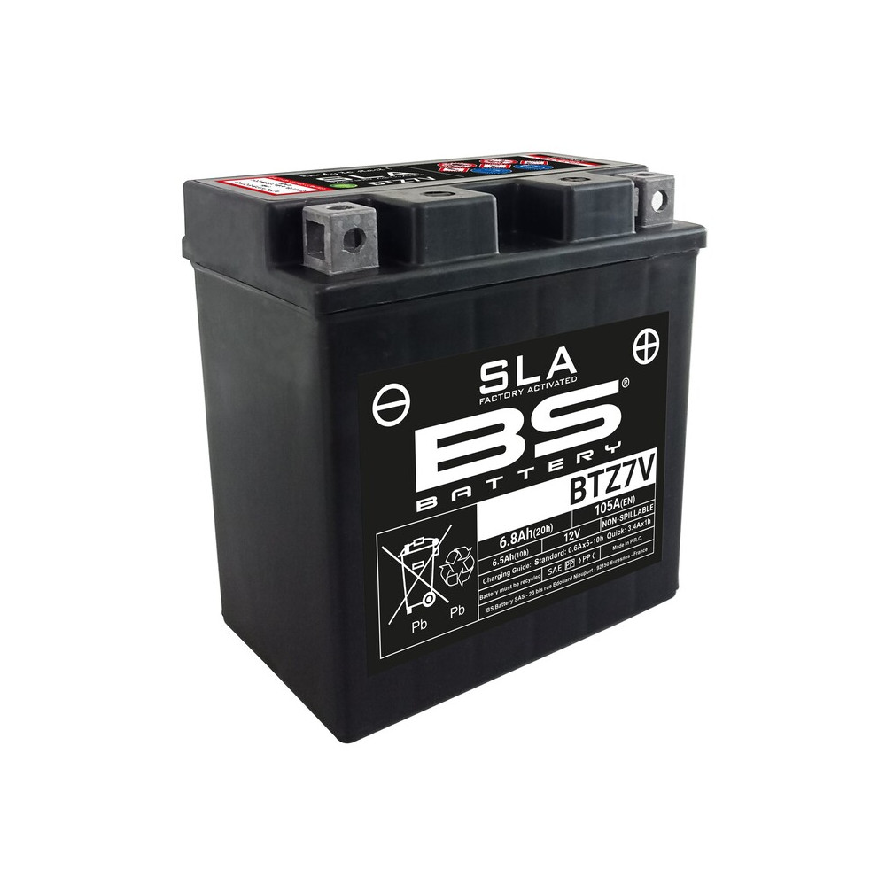 Batterie BS BATTERY SLA sans entretien activé usine - BTZ7V