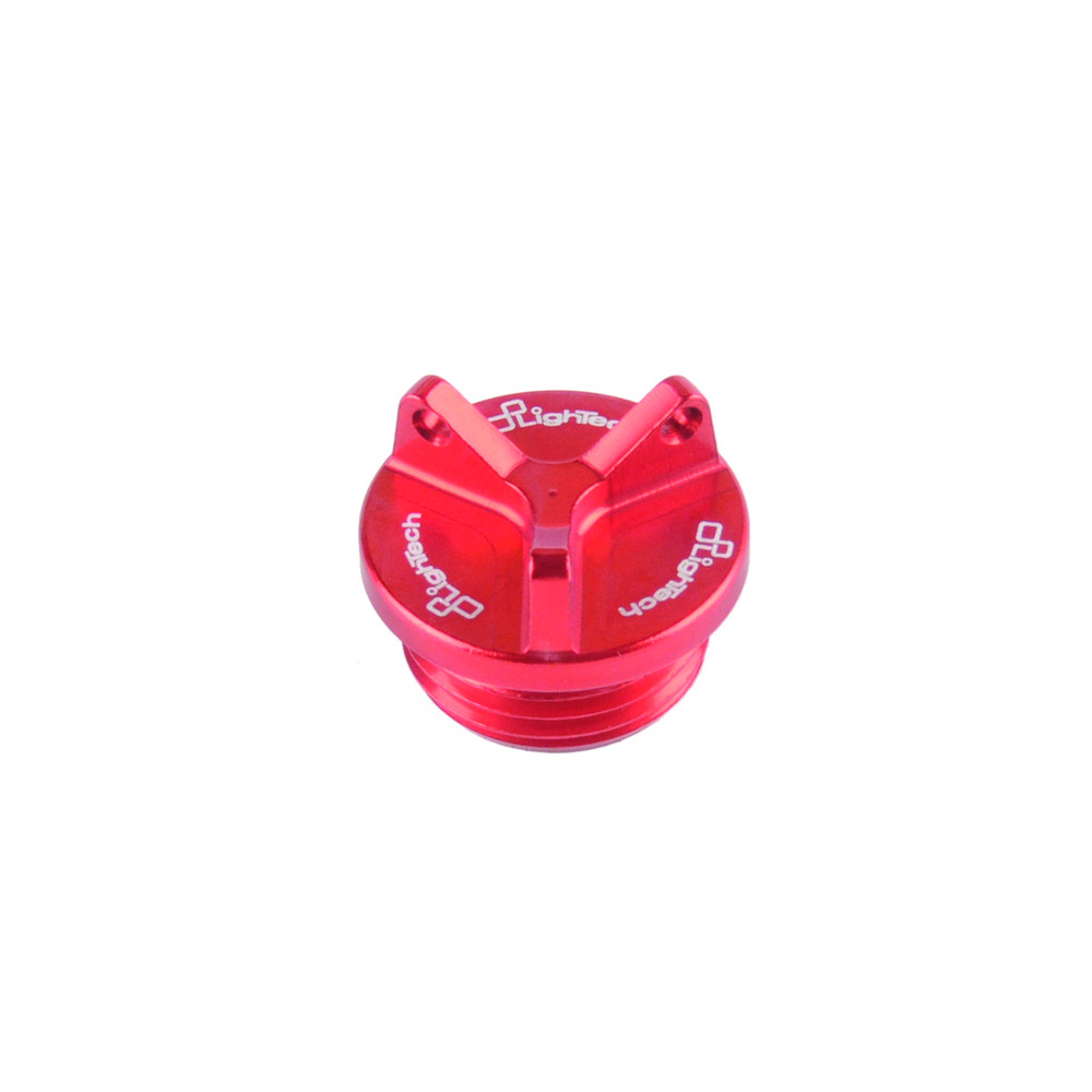 Bouchon de carter d'huile LIGHTECH 3 trous rouge M24 x 3