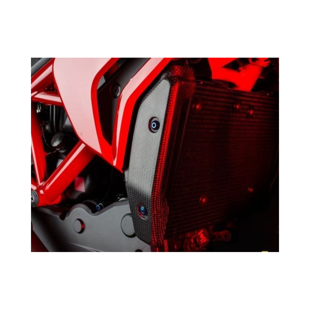 Protection de radiateur LIGHTECH carbone - Ducati 821 Hypermotard