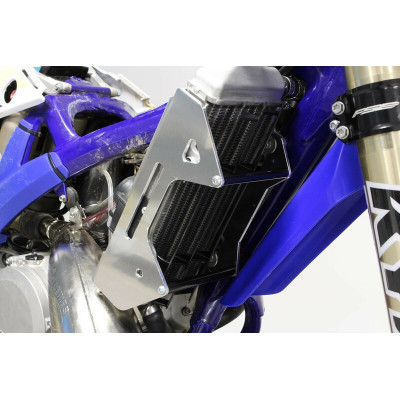 Protections de radiateurs AXP aluminium/noir Sherco