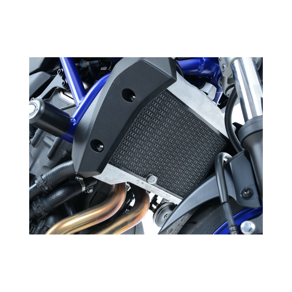 Protection de radiateur R&G RACING titane Yamaha MT-07