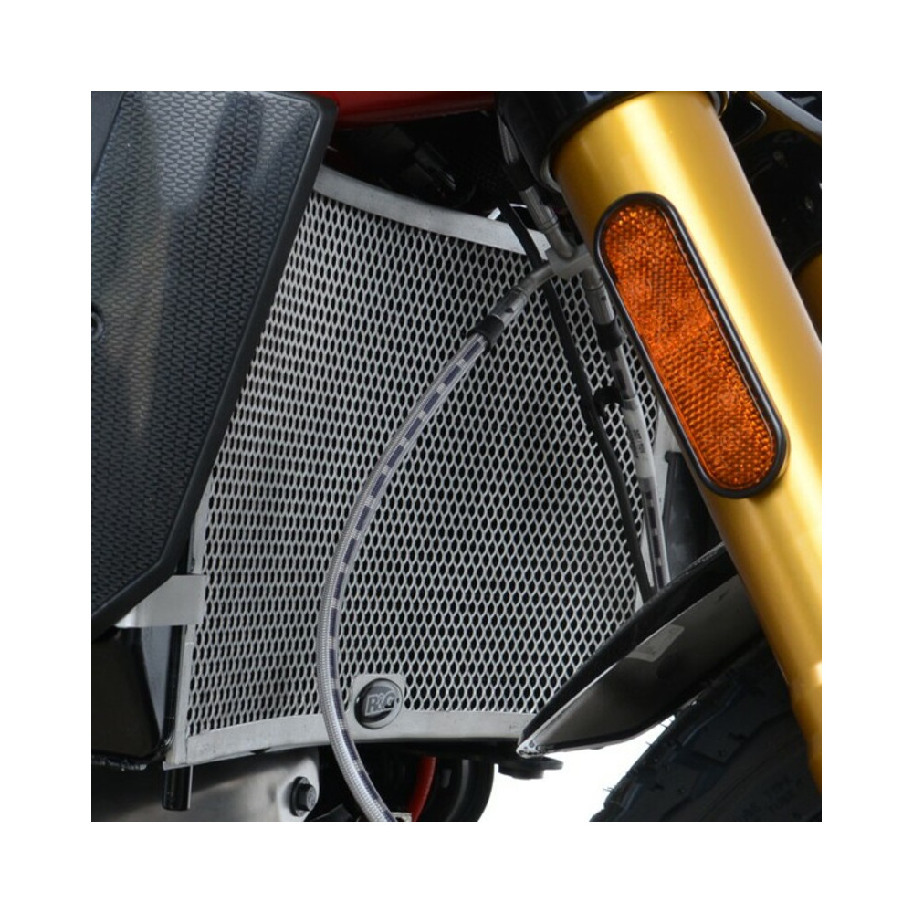 Protection de radiateur R&G RACING argent Indian FTR 1200