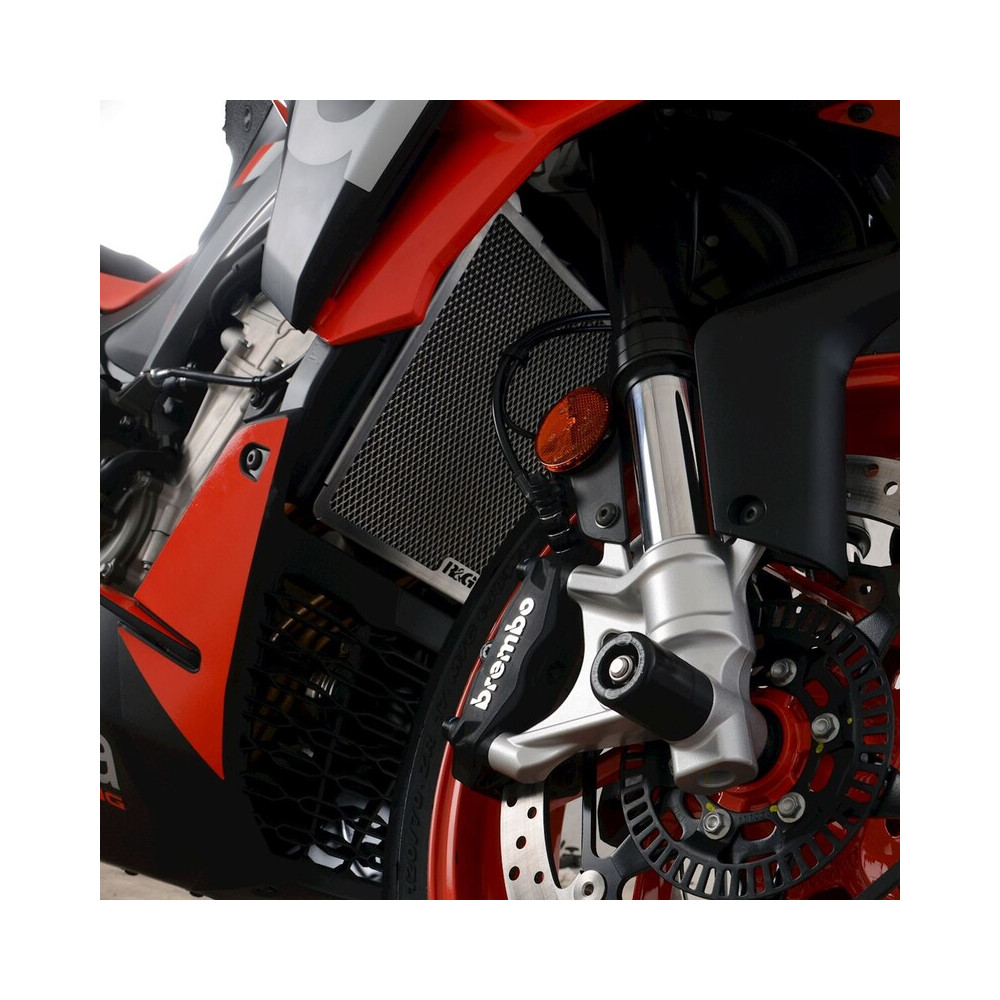 Protection de radiateur R&G RACING - noir Aprilia Tuono 660