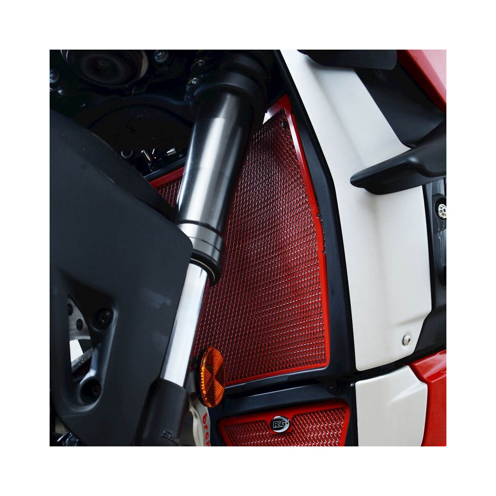 Protection de radiateur R&G RACING noir - Ducati