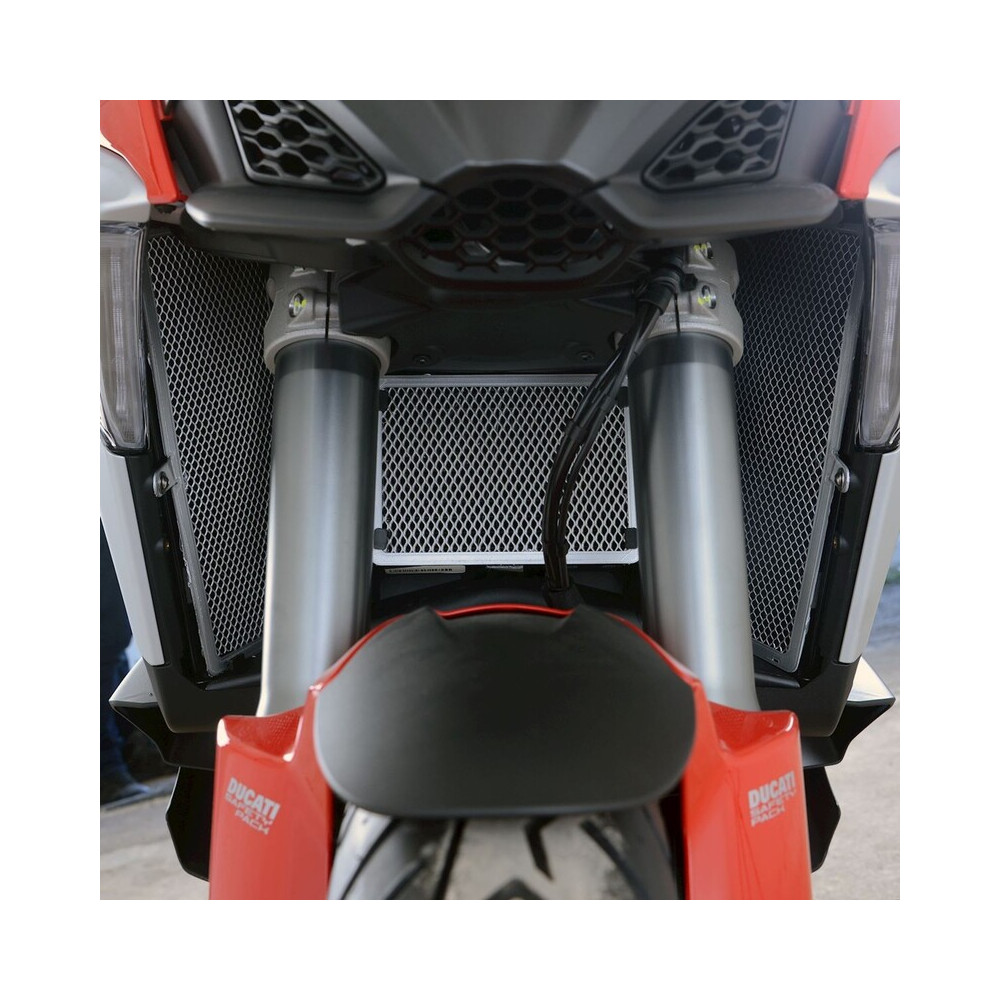 Protection de radiateur R&G RACING noir - Ducati Multistrada V4S