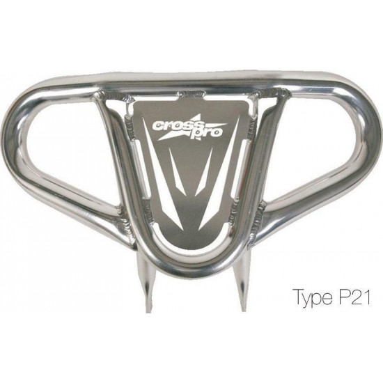 Bumper avant ART Type P21 aluminium - Yamaha YFM250R Raptor