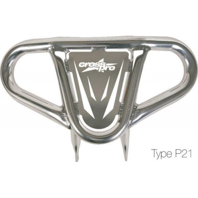 Bumper avant ART Type P21 aluminium - Polaris Scrambler 400/450/500